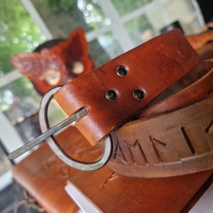 Leather Belt Stamping/Carving Workshop (DEPOSIT ONLY) Saturday 27th July 2023 (10AM)