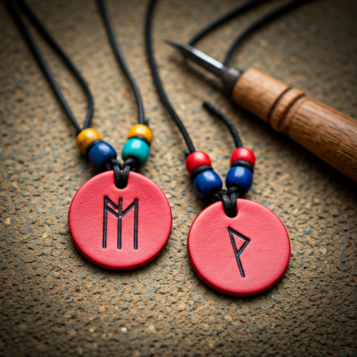 Leather Necklace with Norse Beads Workshop (DEPOSIT ONLY) Friday 24th July 2026 (15:00)