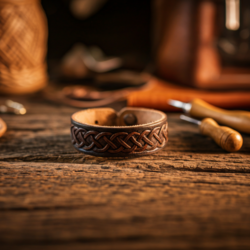 Leather Bracelet Workshop (DEPOSIT ONLY) Saturday 25th July 2026 (15:00)