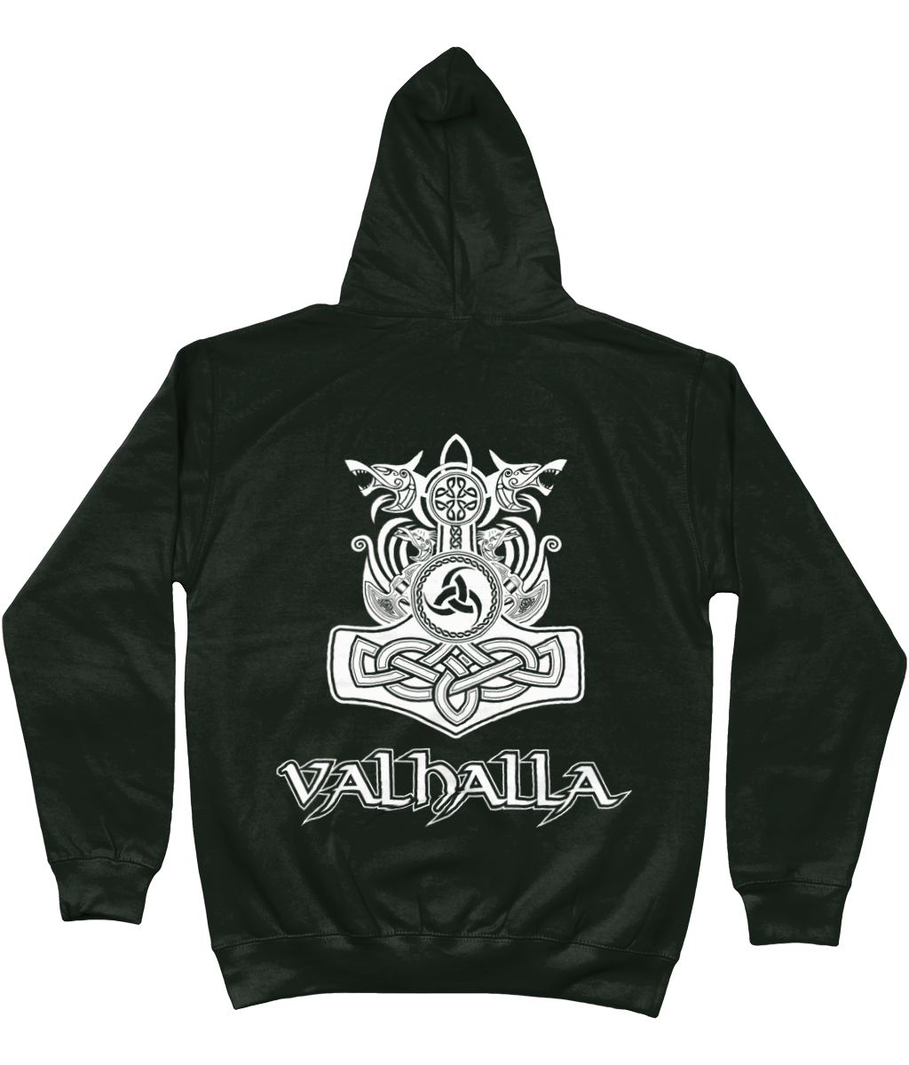 Valhalla Hoodie - Design on the back – ValhallaVikingFestival